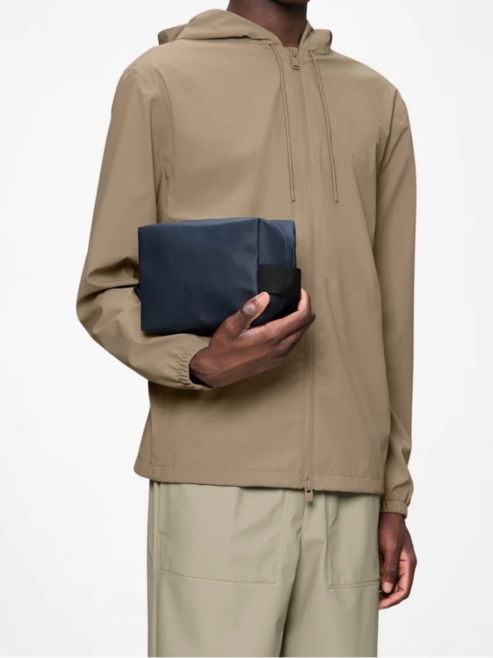 Rains Wash waterproof toiletry bag.